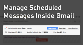 Manage Scheduled Messages Inside Gmail